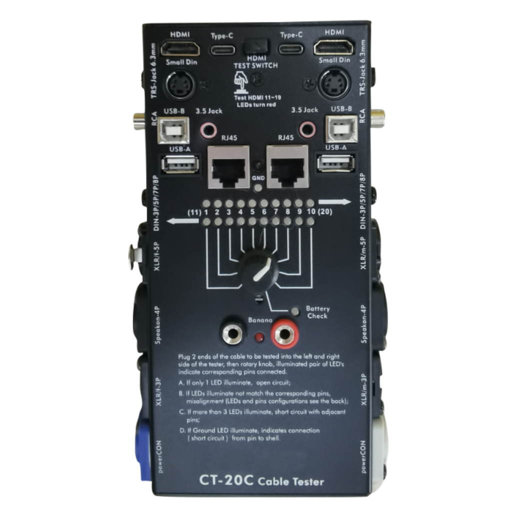 Probador Para Cables Arctic Modelo CT-20C