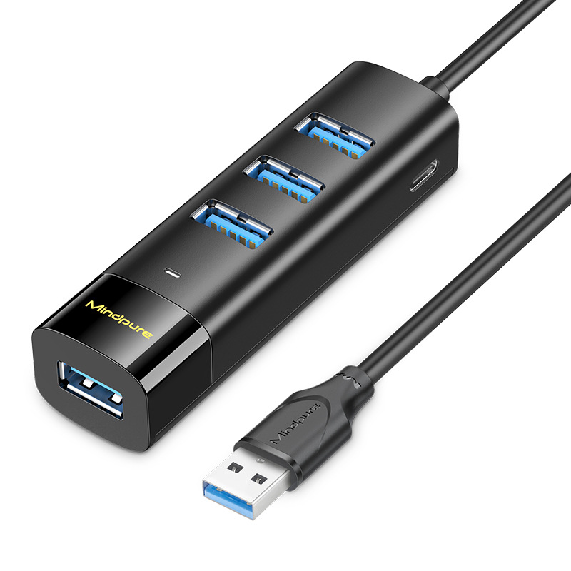Hub USB-A A 4 USB-A 3.0 Y 1 USB-C 3.0 Mindpure