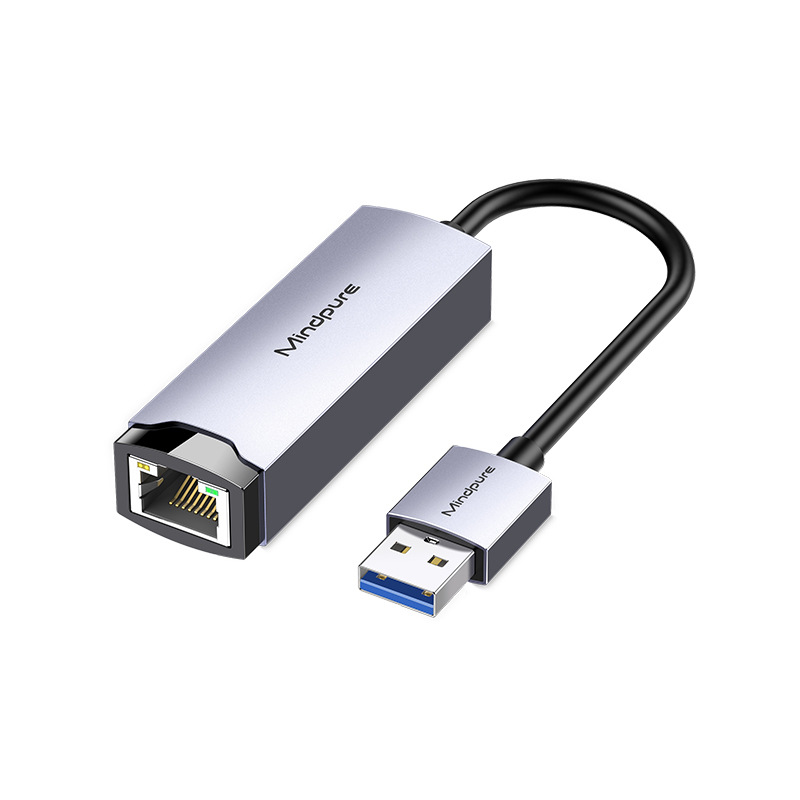 Adaptador USB 2.0 A Gigabit Ethernet (RJ45) Mindpure