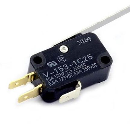 Microswitch Final De Carrera Omron Lamina Grande 50mm 15A 125V