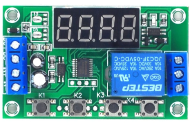 Módulo Relé Con Activación de Retardo Configurable 12VDC