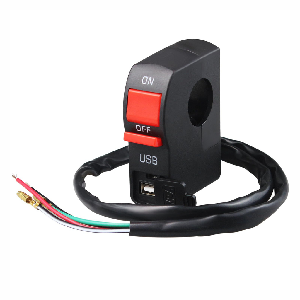 Switch Para Moto Con USB