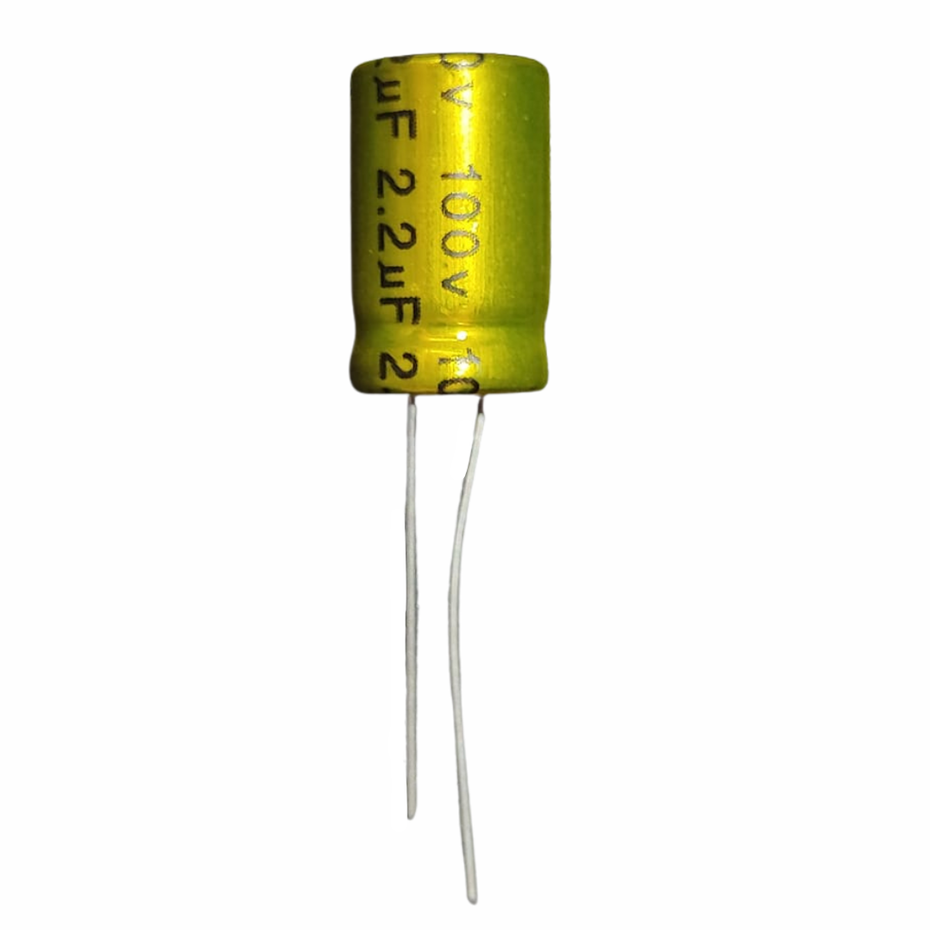 Capacitor Electrolítico 2.2uF 100V No Polarizado