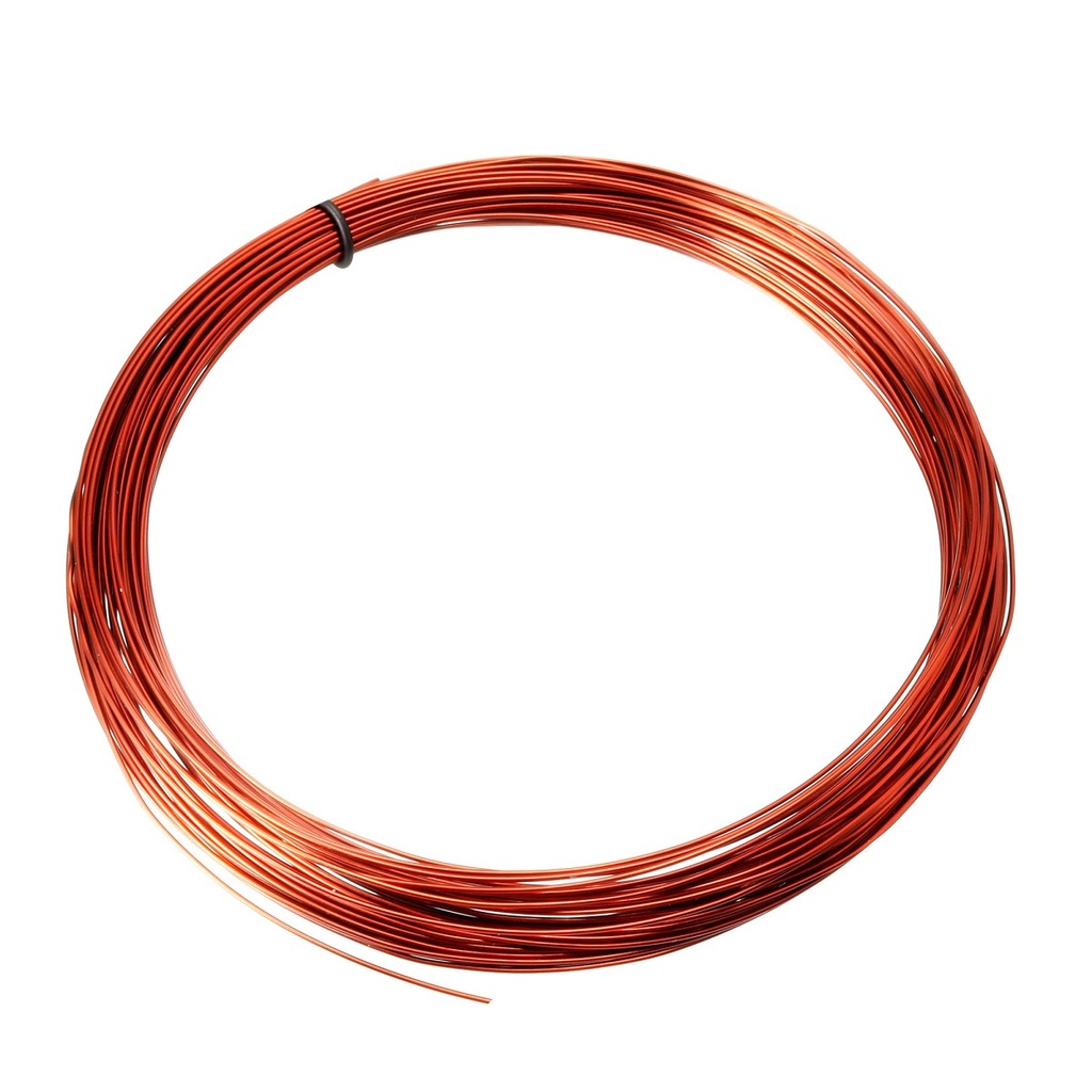 Onza De Alambre Magneto Esmaltado Calibre #24 (15mts)