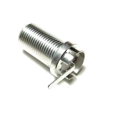 Conector Coaxial Hembra Chasis Pin Tipo L