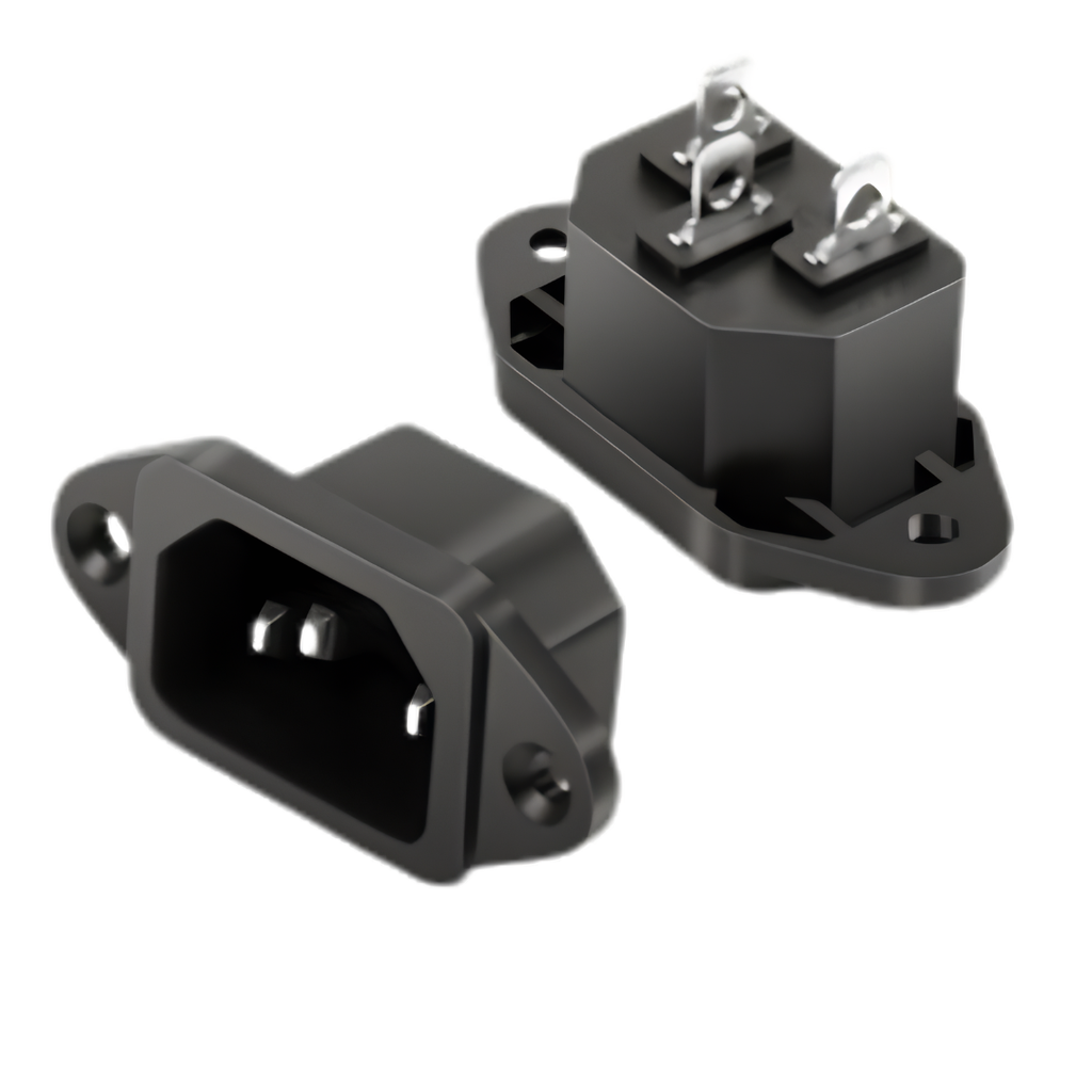 CONECTOR PODER MACHO 110V/250V 15A