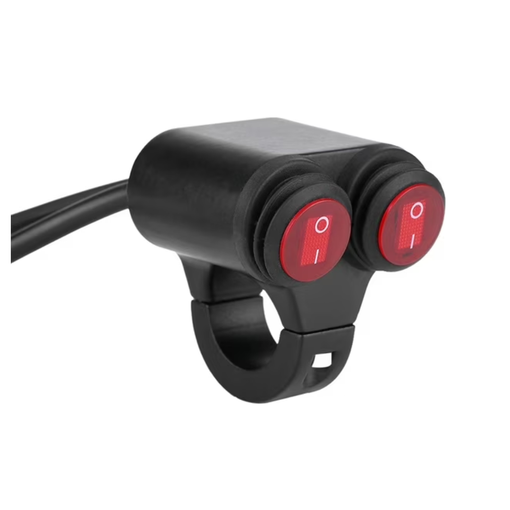 Switch Doble  A Prueba De Agua Para Moto