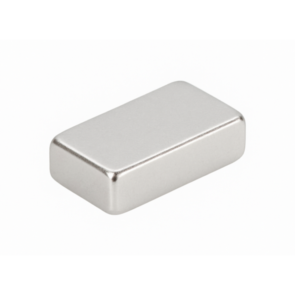Imán de Neodimio Tipo Rectangular 30x15x2mm N35