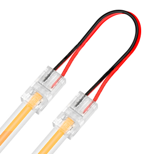 Unión Por Cable Para Tira Led Cob 2 pines 5mm