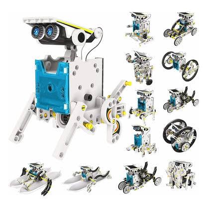 Kit DIY Educacional Robot Solar 14 En 1