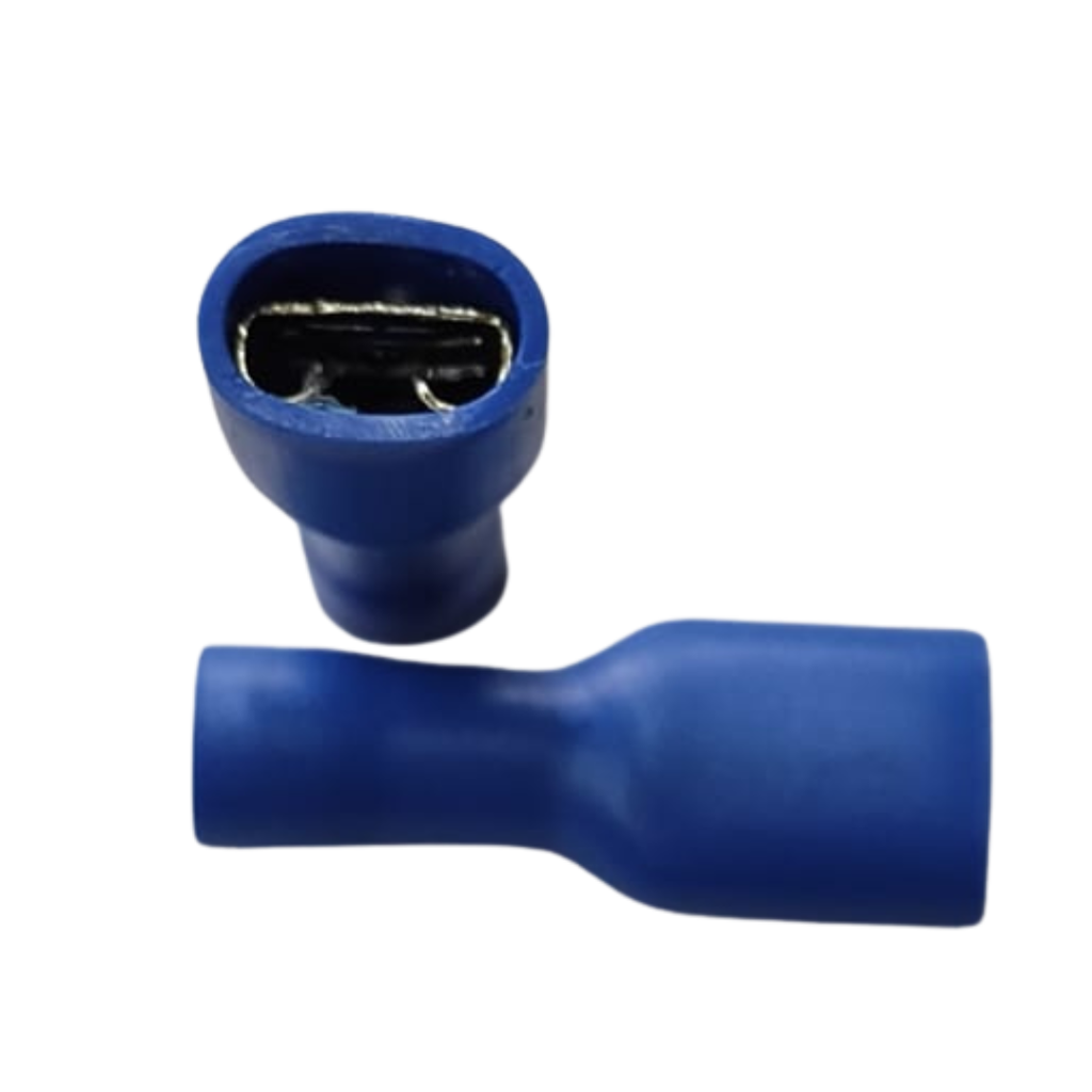 Espiga Terminal Azul Hembra Con Capucha FDFD2-250