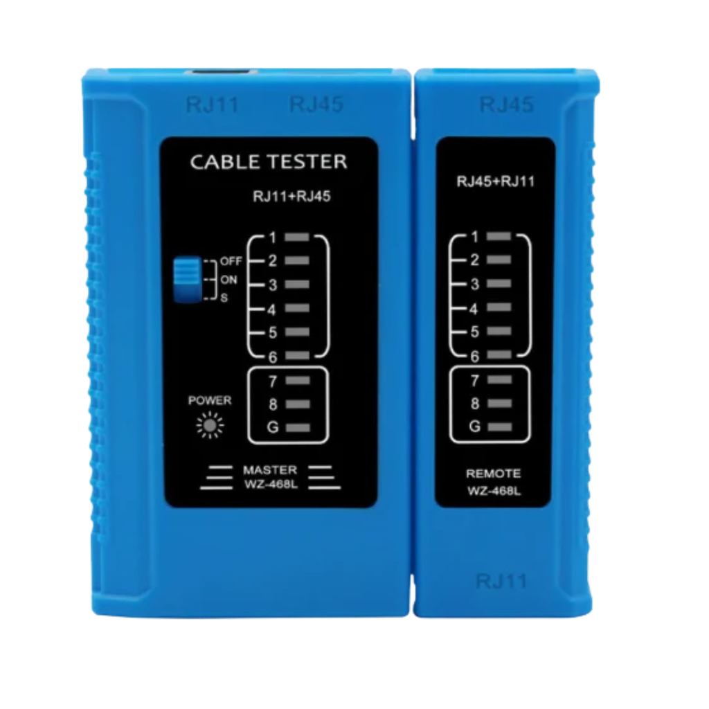 Tester de Red RJ45 Color Azul