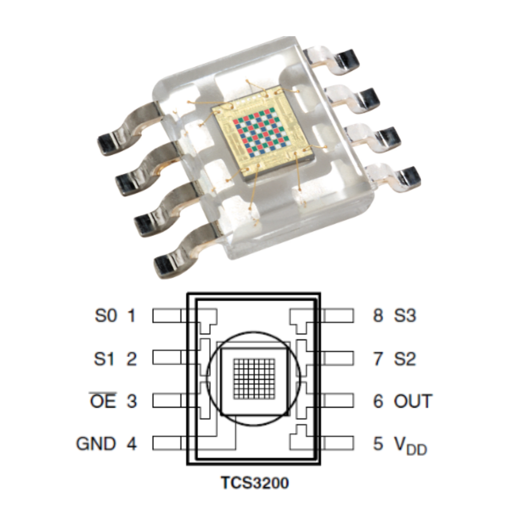 Circuito Integrado Sensor De Color  TCS3200
