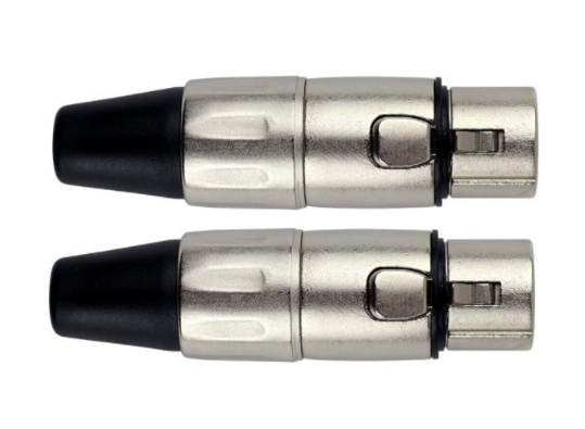 Conector XLR Hembra Kirlin (par) Color Gris