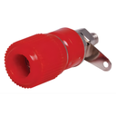 Bornera Para Fuente 4mm Rojo