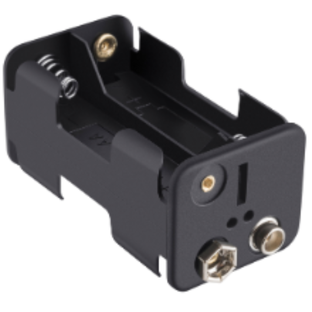 Portabatería AA x 4 Tipo 9V