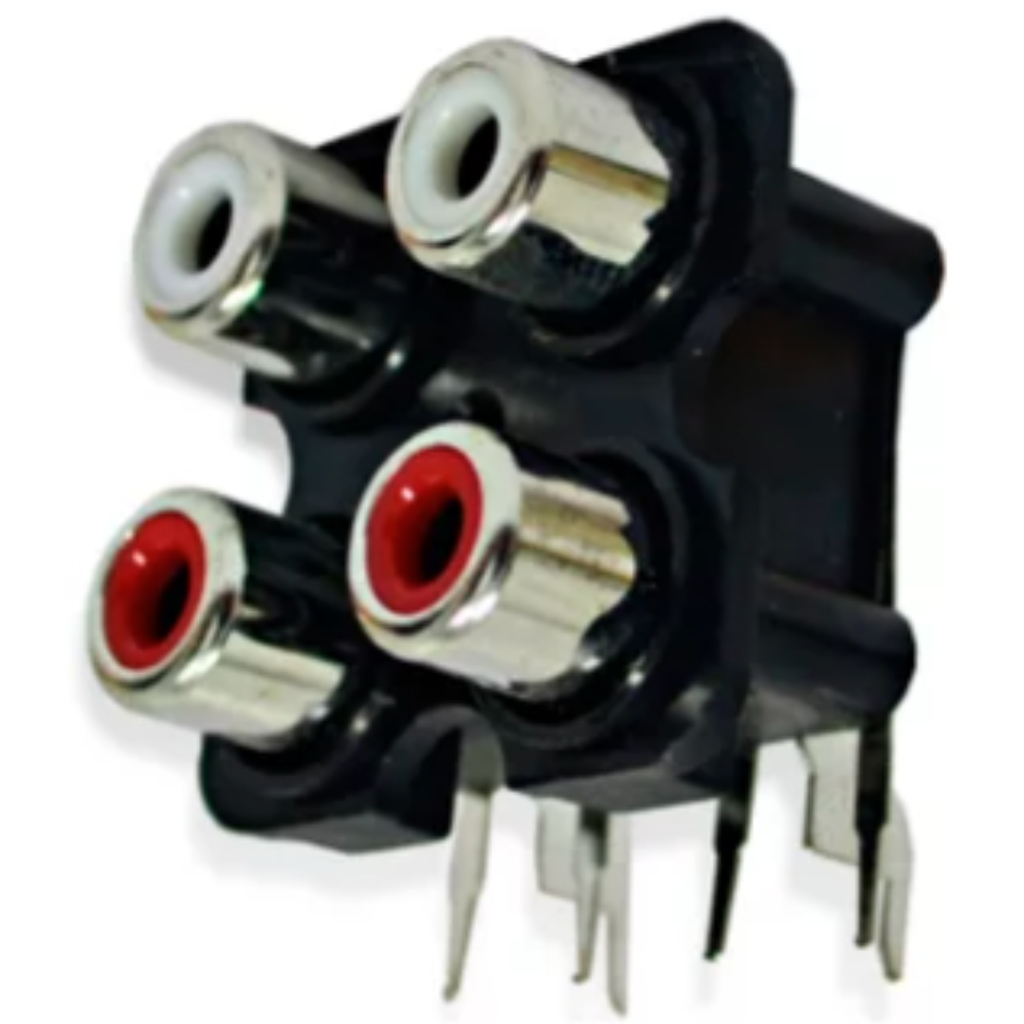 Rca De Chasis 4 Rca Hembra