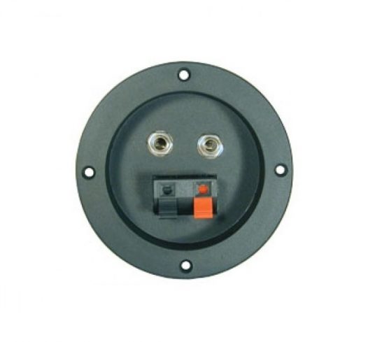 Terminal Para Bocina Con Plug De 1/4 Redonda 4.5"