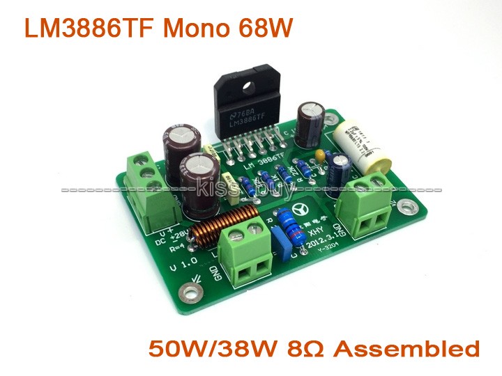 Modulo Amplificador Mono Lm3886Tf 68W Y-3865