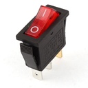 Switch Rocket Regleta ON-OFF 3 Pines 16A 250V color rojo