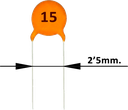 Capacitor Cerámico 15 15Pf ,0.015Nf