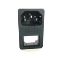 Conector Poder Macho 110V/250V 15A Chasis (no incluye switch)