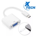 Convertidor Tipo C A Vga Hembra Xtech