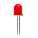 LED 10mm Difuso Rojo