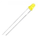 LED 3mm Difuso Amarillo