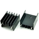 Disipador De Aluminio Para Transistor TO220 25x23x16MM