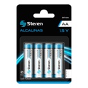 Bateria Alcalina Steren 4 AA