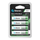 Bateria AA Recargable Steren 1300Mah Bat-Nm-Aa