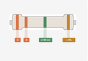 Resistencia 1/4W 3.3M
