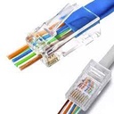 Conector RJ45 CAT5 Pasante