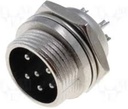 Conector Plug GX16-6 (Aviación) Macho