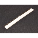 Tira Dil Hembra 40 Pines 2.54mm Color Blanco
