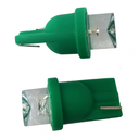 Led  Pellizco 12V 2Pcs Verde Bulb