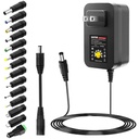 Adaptador Universal Ajustable 3V A 12V 2.1A Usb 30W