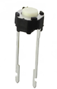 Pulsador Boton Blanco 5mm 2 Pines