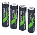 Blister 4 baterias AA 4800mAh recargable Maxday