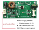 Placa controladora de retro iluminación led de TV 10-42" CA-255 REV:02