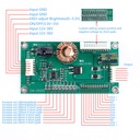 Placa controladora de retroiluminacion led de TV 10-48"