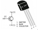 TRANSISTOR BC547 NPN 50v 0.1A