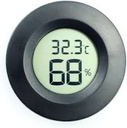 Medidor de temperatura y humedad, Higrometro redondo

