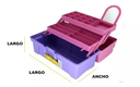 Caja de herramientas 14" rosa/morado TRUPER