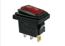 Switch tipo regleta 15A 250V a prueba de agua color rojo