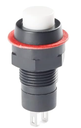 Switch Tipo Pulsador Redondo Color Blanco