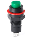 Switch Tipo Pulsador Redondo Color Verde