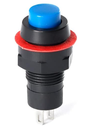Switch Tipo Pulsador Redondo Color Azul