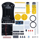 Kit De Coche Inteligente Electrónico De Rango Ultrasónico, Evitación Automática De Obstáculos